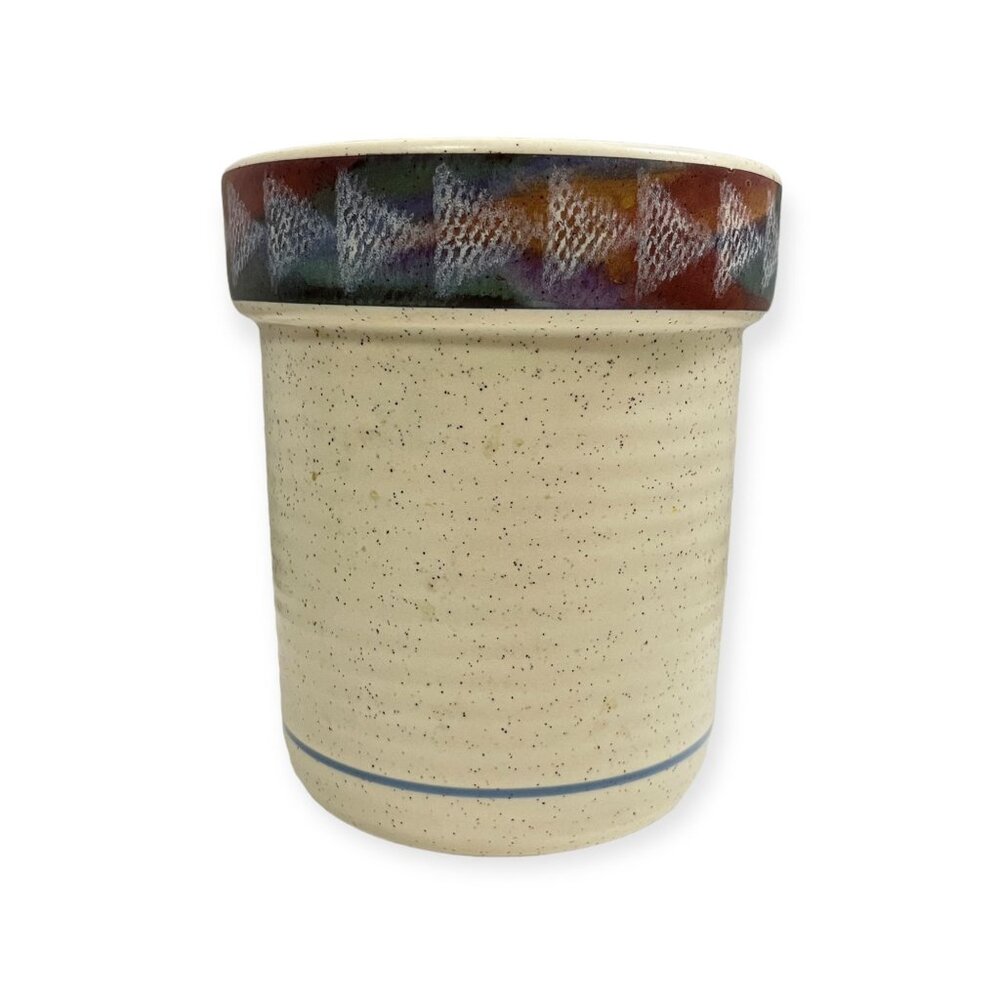 Vintage Horizon Treasure Craft Size 6.25" Stoneware Pottery Jar - Picture 2 of 6